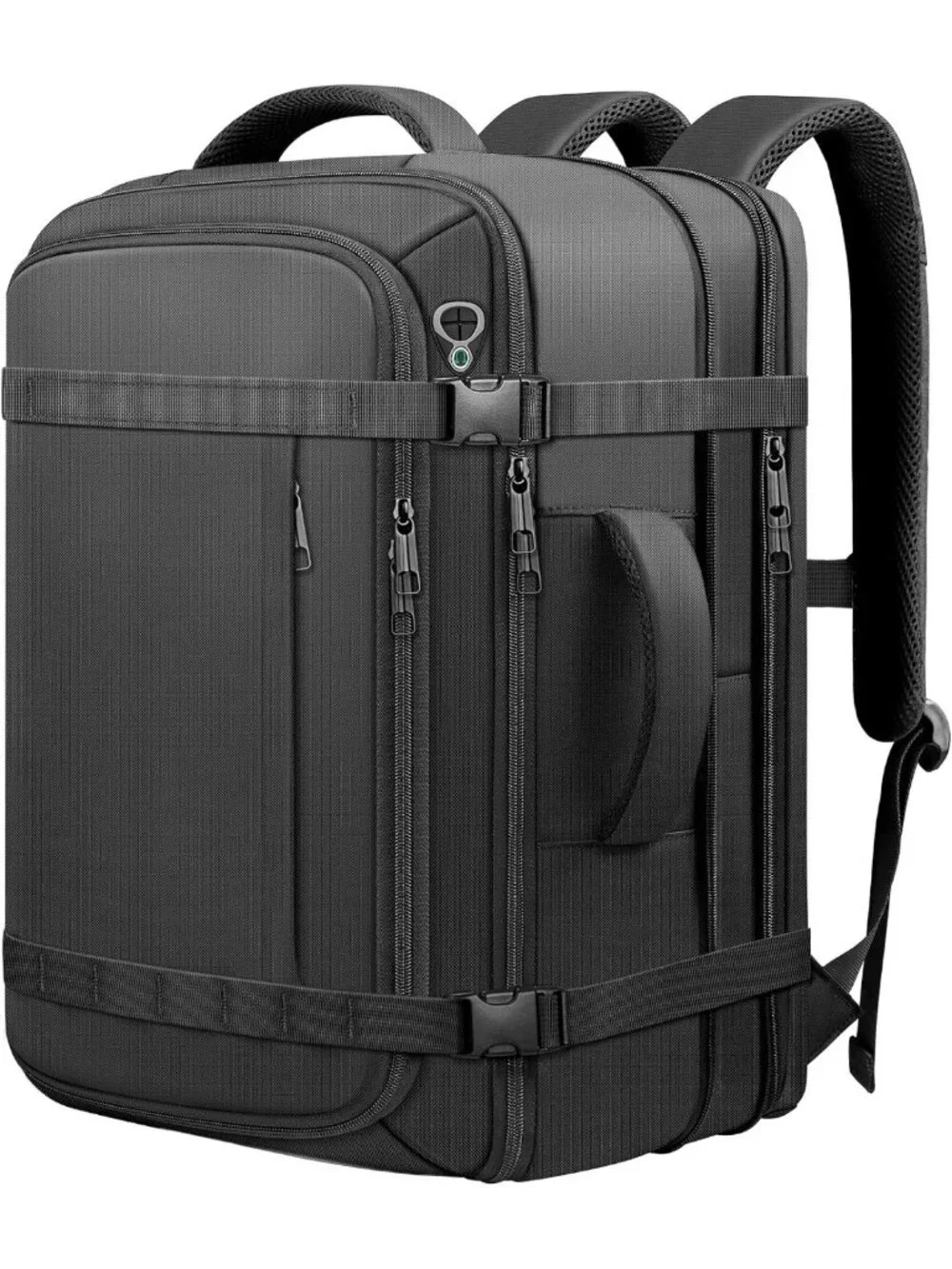 Expandable Large Capacity Travel Backpack - Roomy Carry-On for 1-7 Days